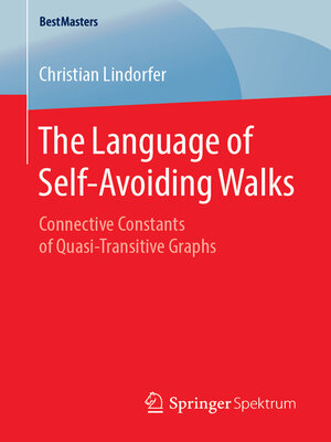 cover image of The Language of Self-Avoiding Walks